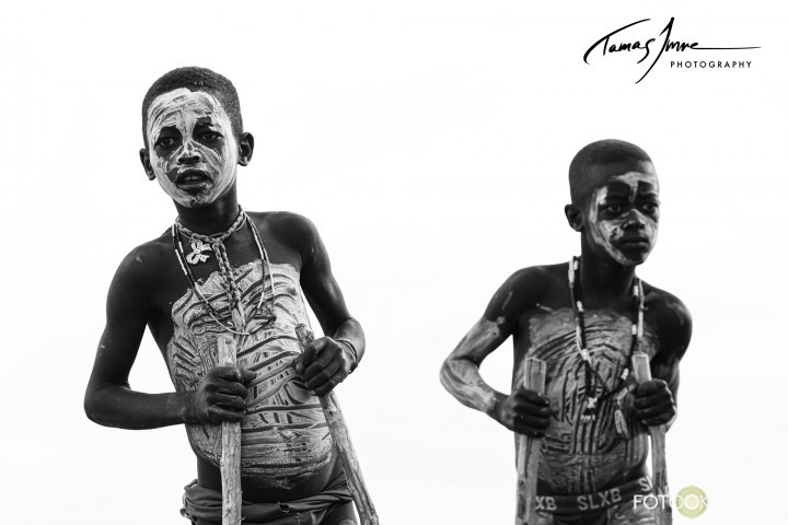 Etiopia Karo gyerekek